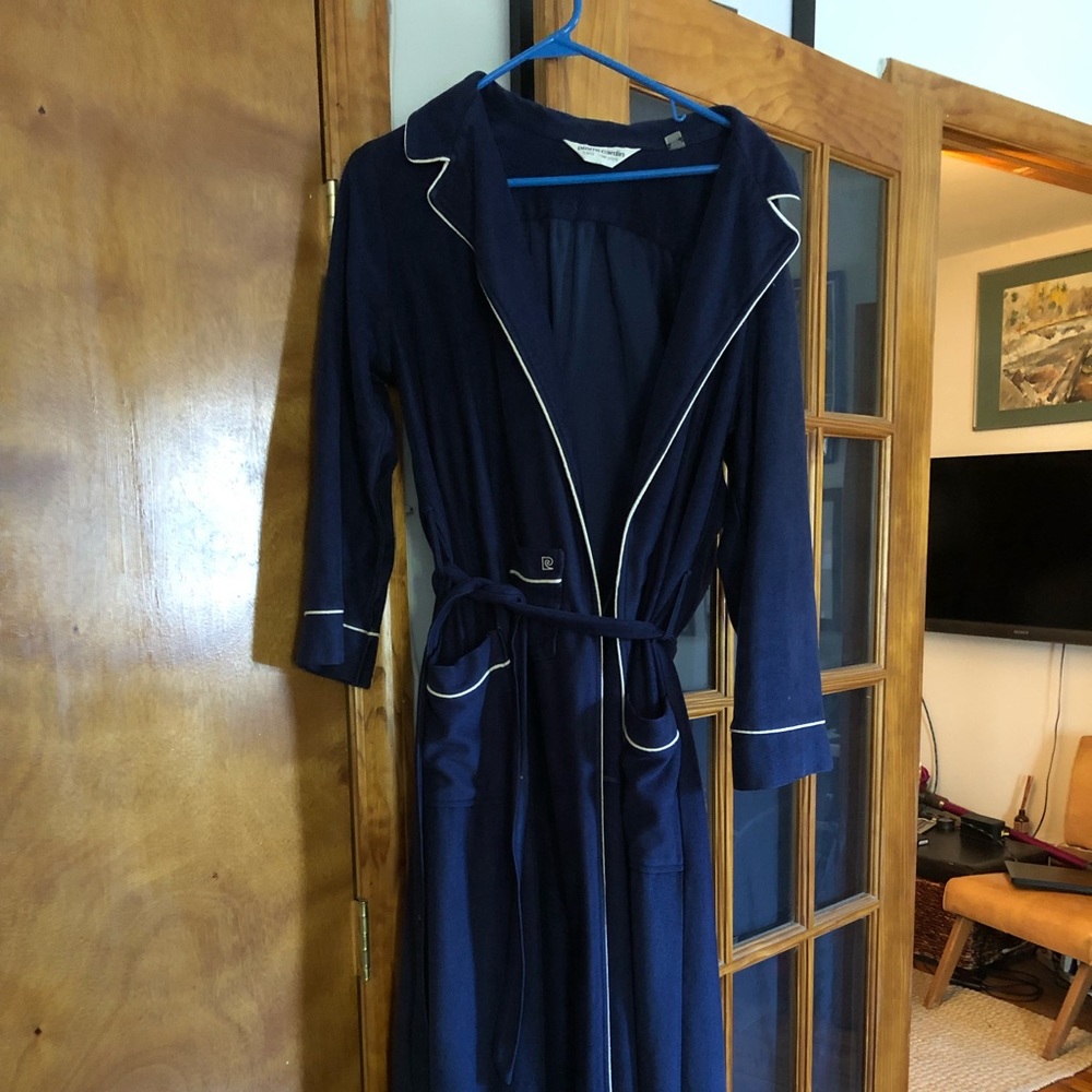 Vintage Pierre Cardin suede robe